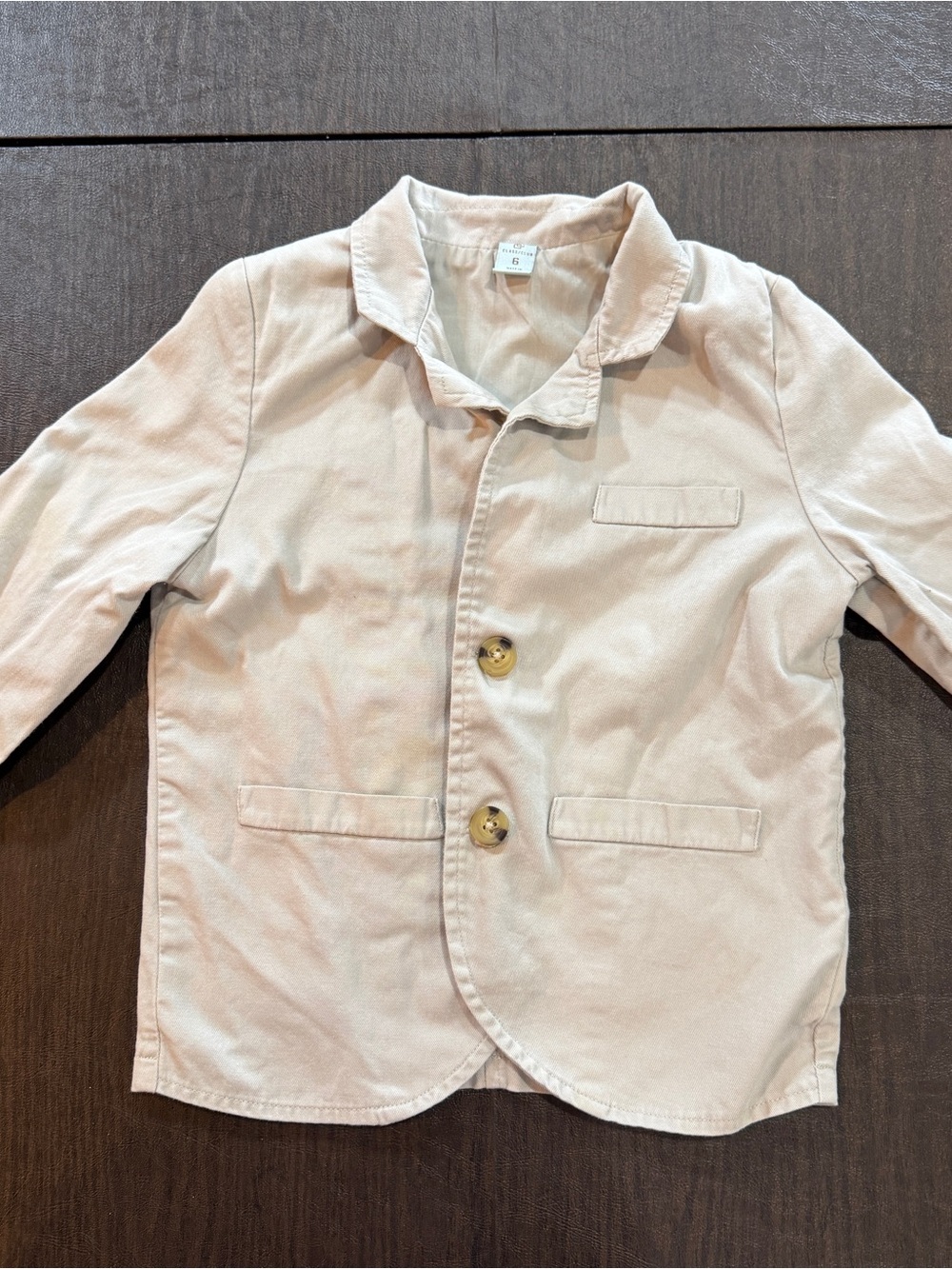 Class Club Boys Cream Blazer Jacket Sz 6